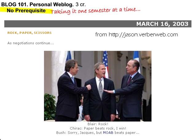 How global politics are decided, children. (Now that was mine. -L)